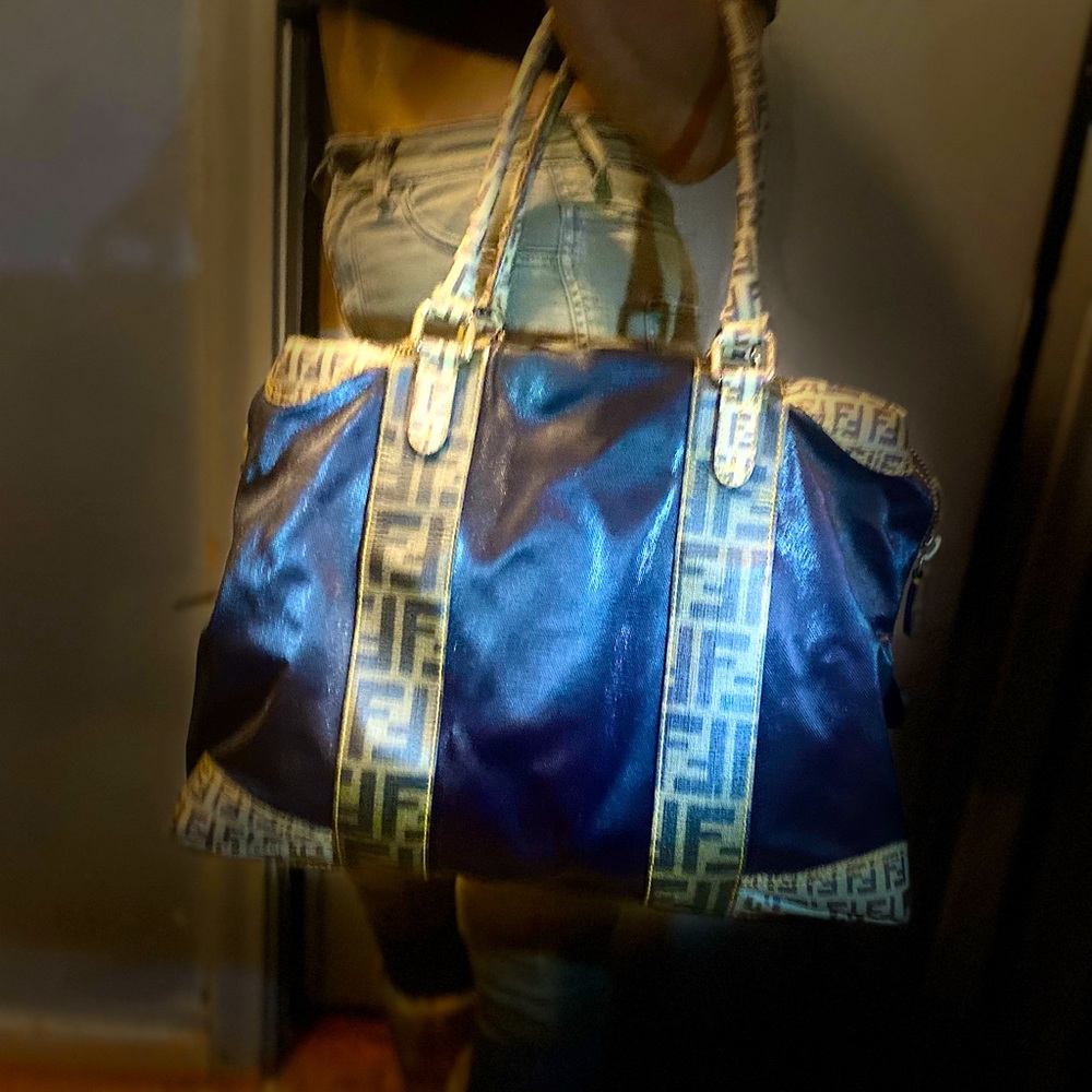 FENDI ZUCCA BAG, designer tote, satchel